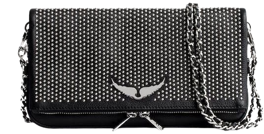Rock Dotted Swiss Clutch | Zadig and Voltaire