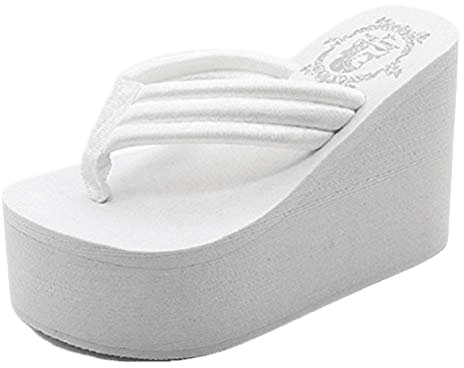 Amazon.com | ANBOVER Womens Wedges Flip Flops Summer Thong Beach Sandals Chunky High Platform | Flip-Flops