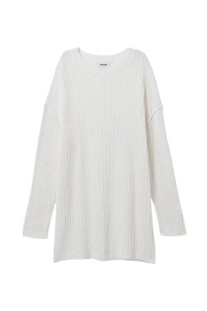Dilaria Oversized Sweater - White - Weekday WW