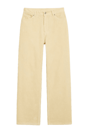 Corduroy trousers - Beige - Corduroy trousers - Monki WW