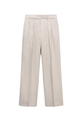 100% linen straight pants - Women | Mango USA