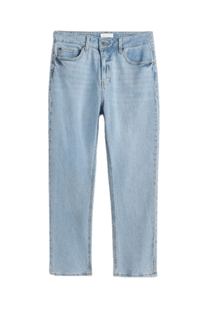 Slim High Ankle Jeans - Light blue - Ladies | H&M US