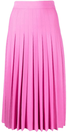 Balenciaga Pleated Midi Skirt - Farfetch