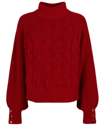 Soft And Cosy Cable Knit Jumper | Karen Millen