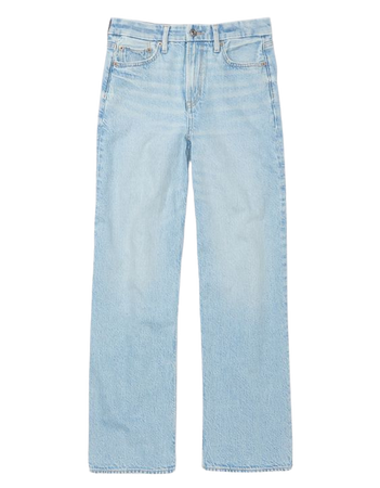 AE Strigid Curvy Super High-Waisted Baggy Straight Jean