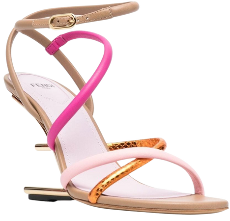 Fendi Fendi First sculpted-heel Sandals - Farfetch