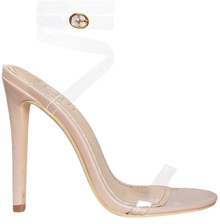 clear heels