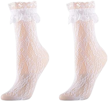 Amazon.com: Ayliss Women 6 Pairs Lace Fishnet Socks Black Ankle Dress Sheer Socks Hollow Out Mesh Net Tight Stocking (6 Pack) : Clothing, Shoes & Jewelry