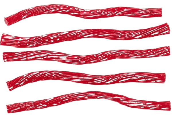 Red Licorice Twists - Economy Candy
