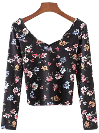 trendy-chic-floral-pattern-double-v-neck-long-sleeve-leisure-t-shirt_1514341015494.jpg (392×588)