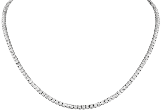 Diamond Tennis Necklace – Stephanie Gottlieb