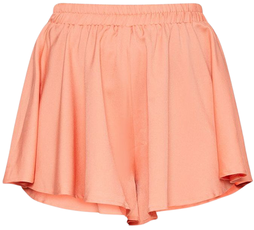 Peach Floaty Shorts | Shorts | PrettyLittleThing USA