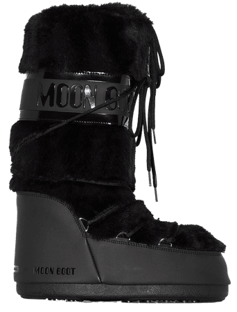 Moon Boot Icon faux-fur Snow Boots - Farfetch