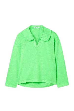 Cotton-jersey Top - Green