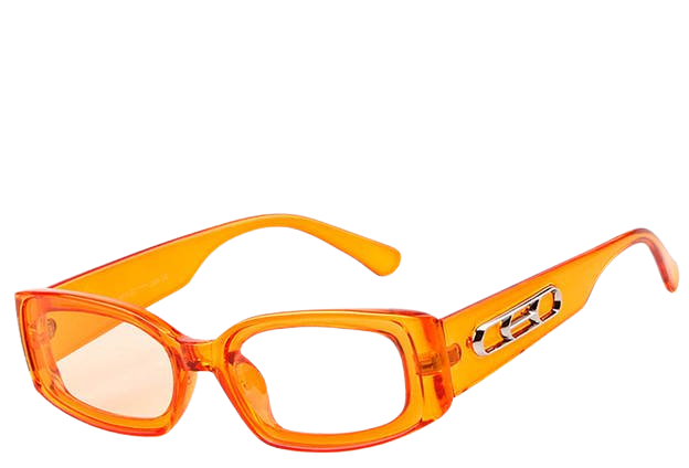 Online Shop SORVINO Trendy Small Orange Rectangular Sunglasses Women 90s Retro Lady Tiny Square Rectangle Red Sun Glasses Shades SP104 | Aliexpress Mobile