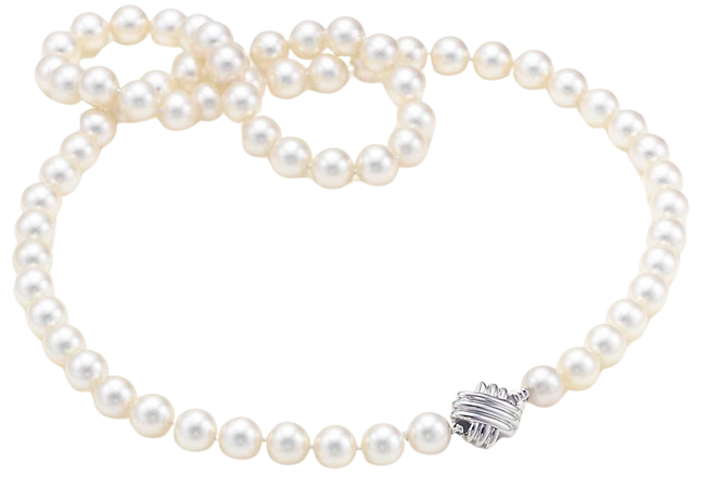 16" Akoya Cultured Pearl Necklace | Tiffany & Co.