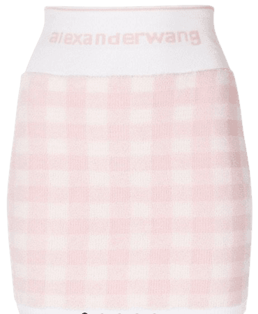 Alexander wang gingham skirt