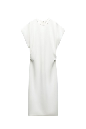 NEOPRENE EFFECT DRESS - White | ZARA United States