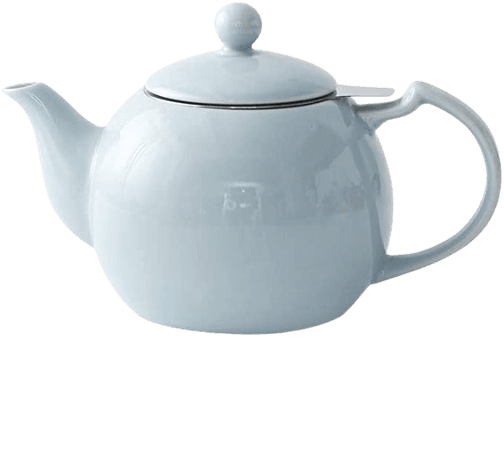 Amazon.com | KOOV Ceramic Tea Pot with Infusers for Loose Tea, 34 ounce Porcelain Teapot Tetera For 6 Cups, Tea Pots for Tea Party High Tea Series (Sky): Teapots