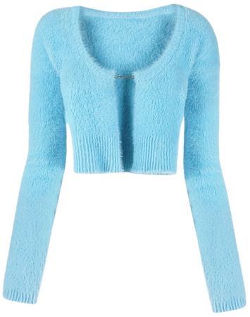 Jacquemus La Maille logo-charm Cropped Knitted Cardigan - Farfetch