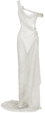 white Sparkle gown