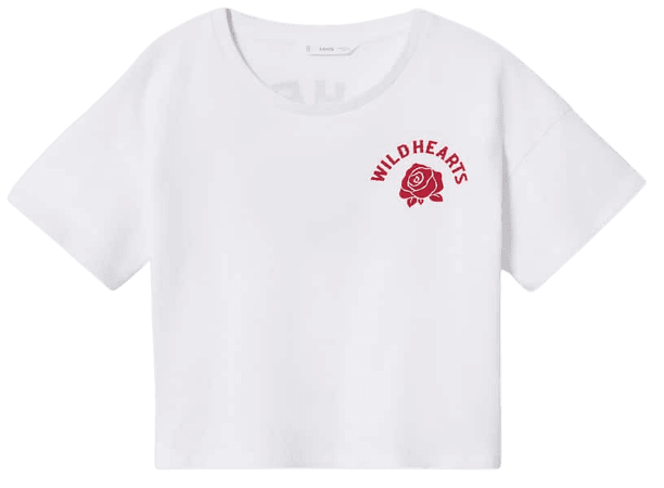 Printed cotton-blend t-shirt - Teenage girl | Mango Teen USA