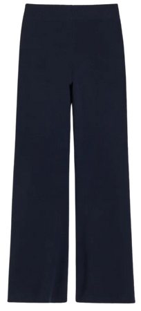 Flared Pants - Navy blue - Ladies | H&M US