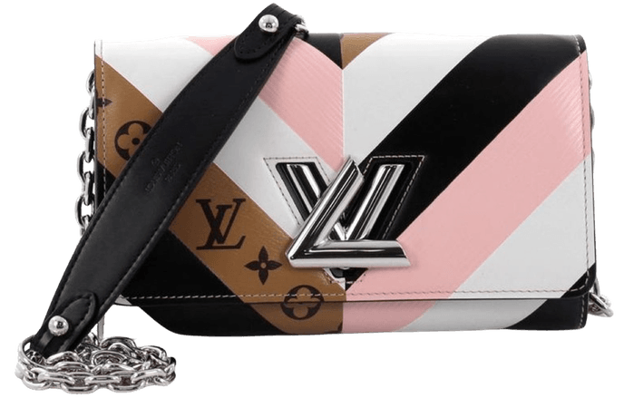 black pink white lv bag