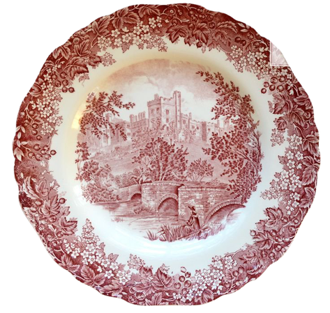 red toile plates - Google Search
