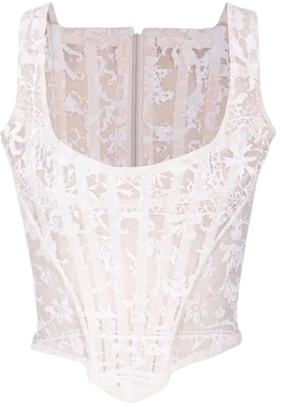 A/W 1992 Vivienne Westwood Ecru Lace Corset For Sale at 1stDibs