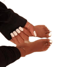 white toes nails - Google Search