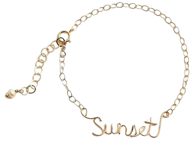 sunset necklace