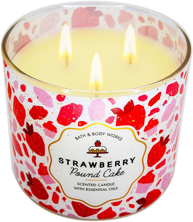 Strawberry Poundcake Candle by Bath & Body Works