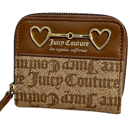 Brown Juicy Couture Small Zip Wallet