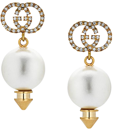 Gucci GG faux pearl earrings - FARFETCH