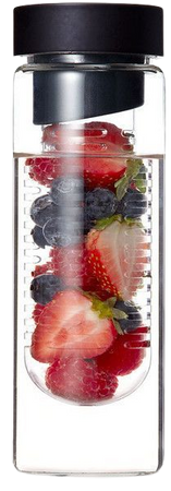 Flavour It Glass Water Bottle Fruit Infuser | Infused water bottle, Fruit infused, Flavored water