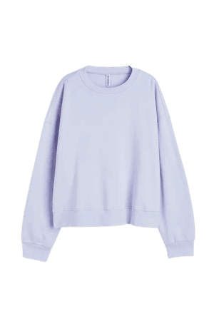Sweatshirt - Light purple - Ladies | H&M US