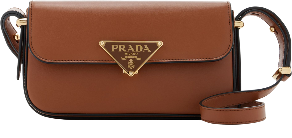 Leather Shoulder Bag By Prada | Moda Operandi