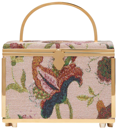 Goldie Pink Brocade Box Bag