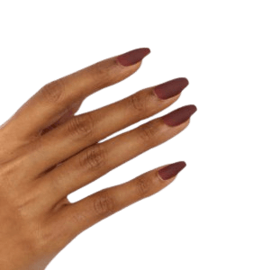 Marmalade Nails Burgundy | Burgundy Coffin Press-on Nails
