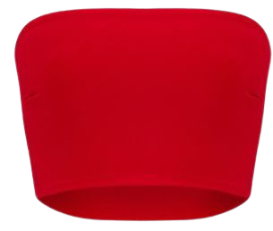 Shape Red Bandeau Crop Top. PLT Shape | PrettyLittleThing