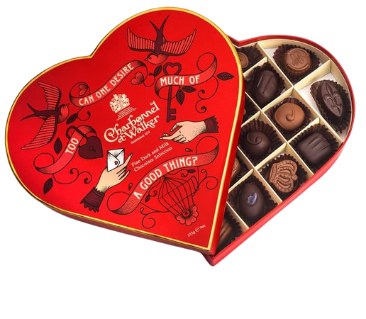 Charbonnel et Walker Milk & Dark Chocolates in Heart Gift Box | Nordstrom