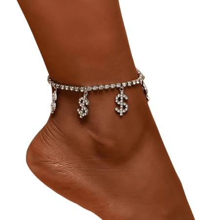Boho Foot Circle Chain Ankle Summer Bracelet Taless "S" Shape Pendant Charm Sandals Barefoot Beach Foot Bridal Jewelry A031|Anklets| - AliExpress