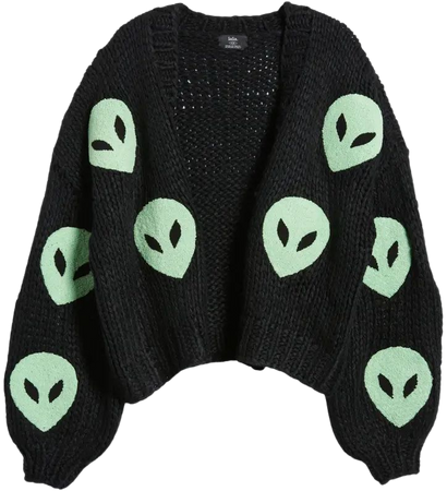 Dressed in Lala Visionary Alien Cardigan | Nordstrom