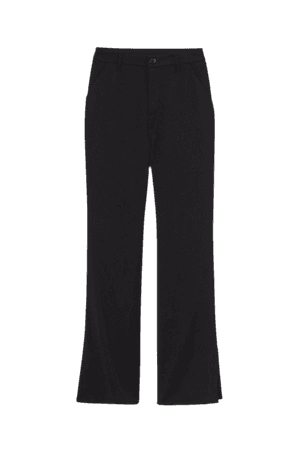 Flared Slit-detail Pants - Black - Ladies | H&M US