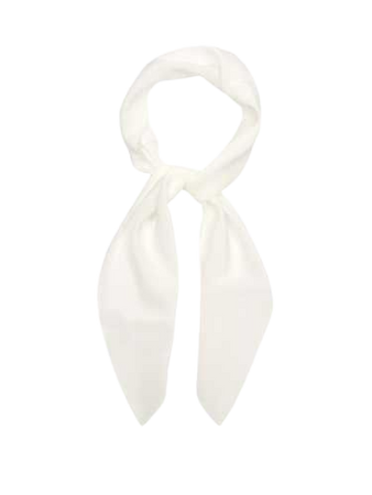 white neck silk scarf - Google Search