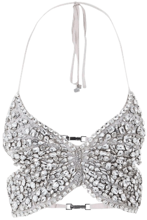 Butterfly silver top