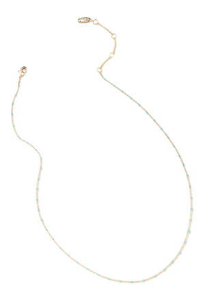 Delicate Jeweled Chain Necklace | Anthropologie
