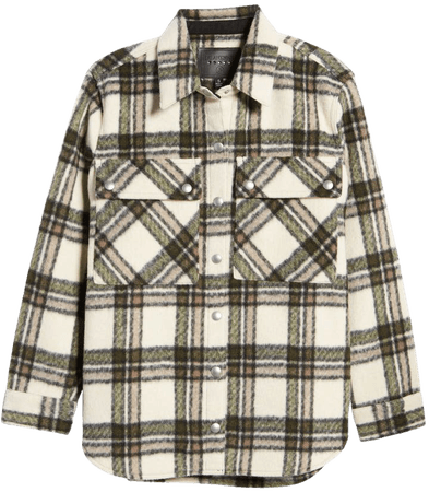 Plaid Flannel Shirt Jacket | Nordstrom