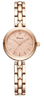 Rose Quartz Gold Watch